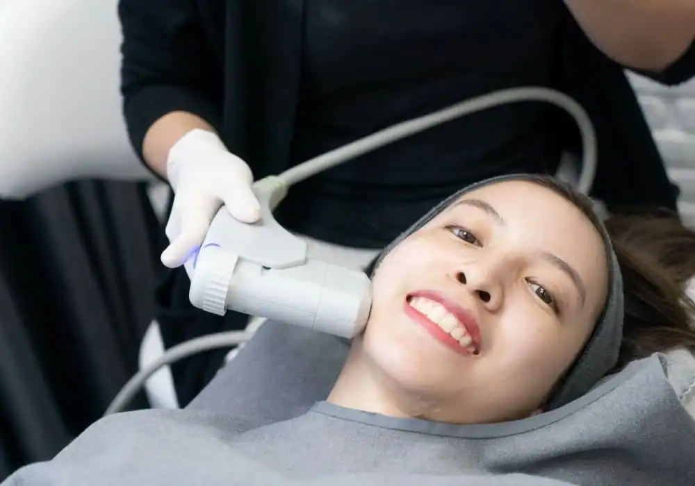 HIFU treatment Blackheath in progress