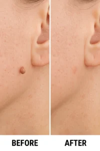 Skin tags removal Blackheath before and after